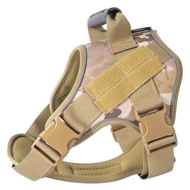 NONECN Tactical Military Vest For Large Dogs Training Harness