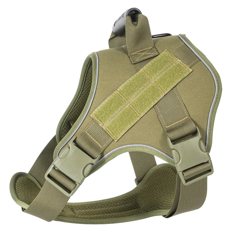 NONECN Tactical Military Vest For Large Dogs Training Harness