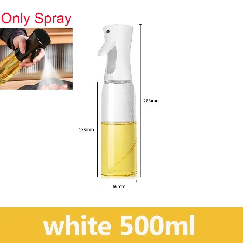 470ML Glass Olive Oil Sprayer & Dispenser – 2-in-1 Spray & Pour Bottle