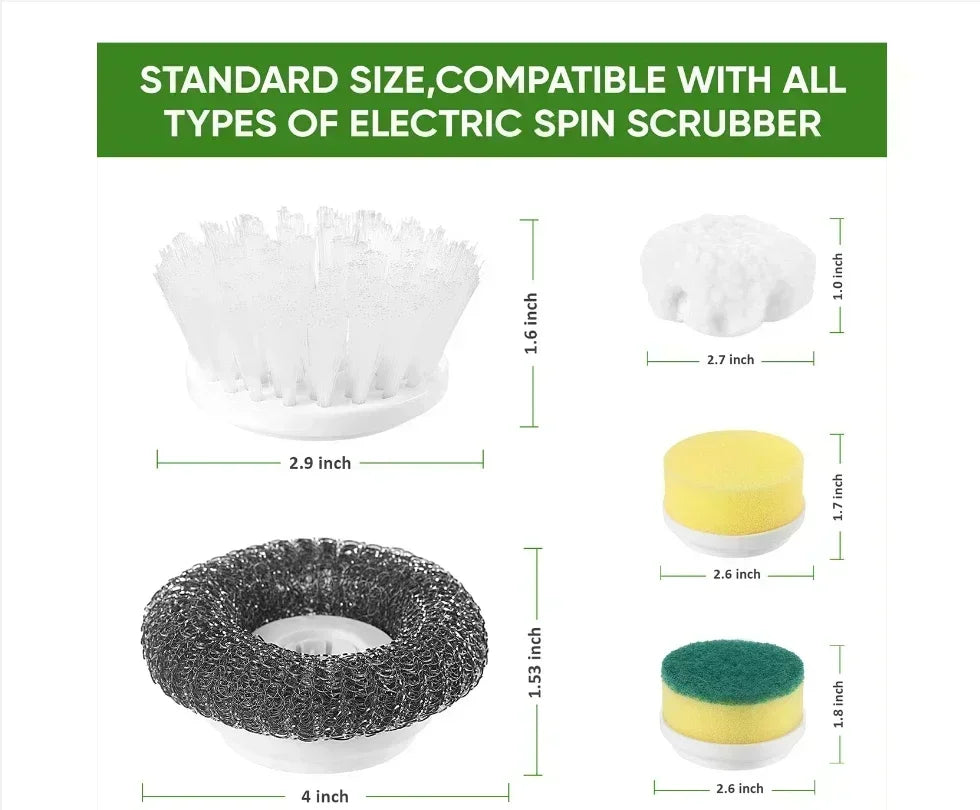 Household electric cleaning brushes, cleaning brushes for kitchen and bathroom