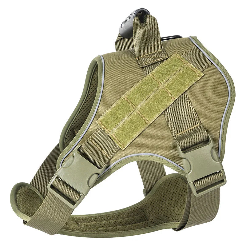 NONECN Tactical Military Vest For Large Dogs Training Harness